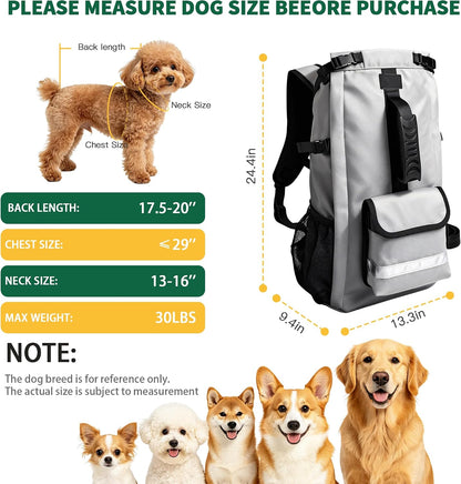 Side view of Aeegee pet front pack showing the comfortable thickened padded shoulder straps and heavy duty build.