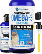 Omega 3 Fish Oil for Cats - Better Than Salmon Oil - Kitten & Cat Vitamins and Supplements - Cat Dandruff Treatment - Liquid Fish Oil for Pets - Shedding Support - Cat Health Supplies for All Ages - Image 9
