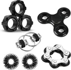 Dr.kbder 6 piece metal fidget toy set front view