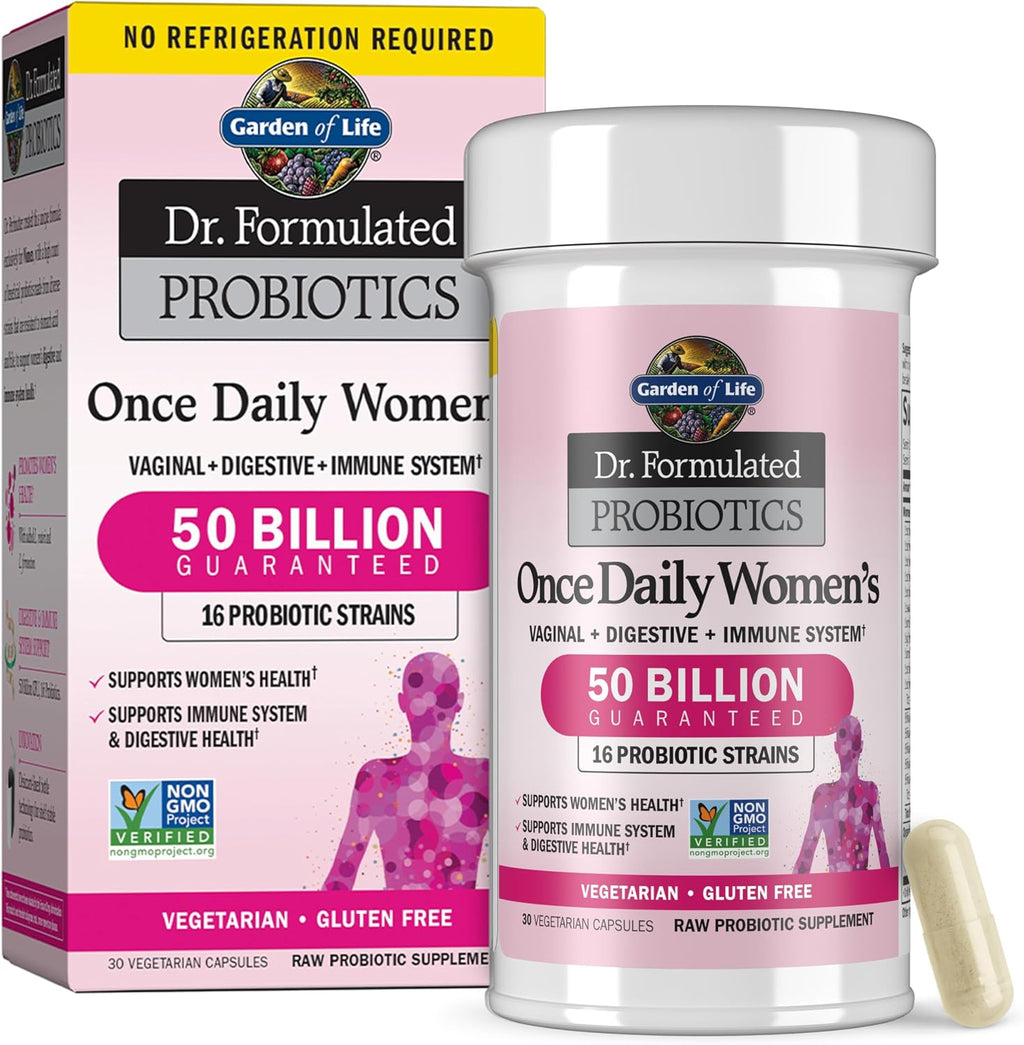 Garden of Life Dr. Formulated Once Daily Women's Probiotics, 50B CFU, 30ct - Image 1