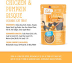 Close up of Weruva senior support cat food label