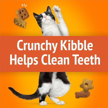 Premium imported adult cat snack pouch with real chicken seal visible