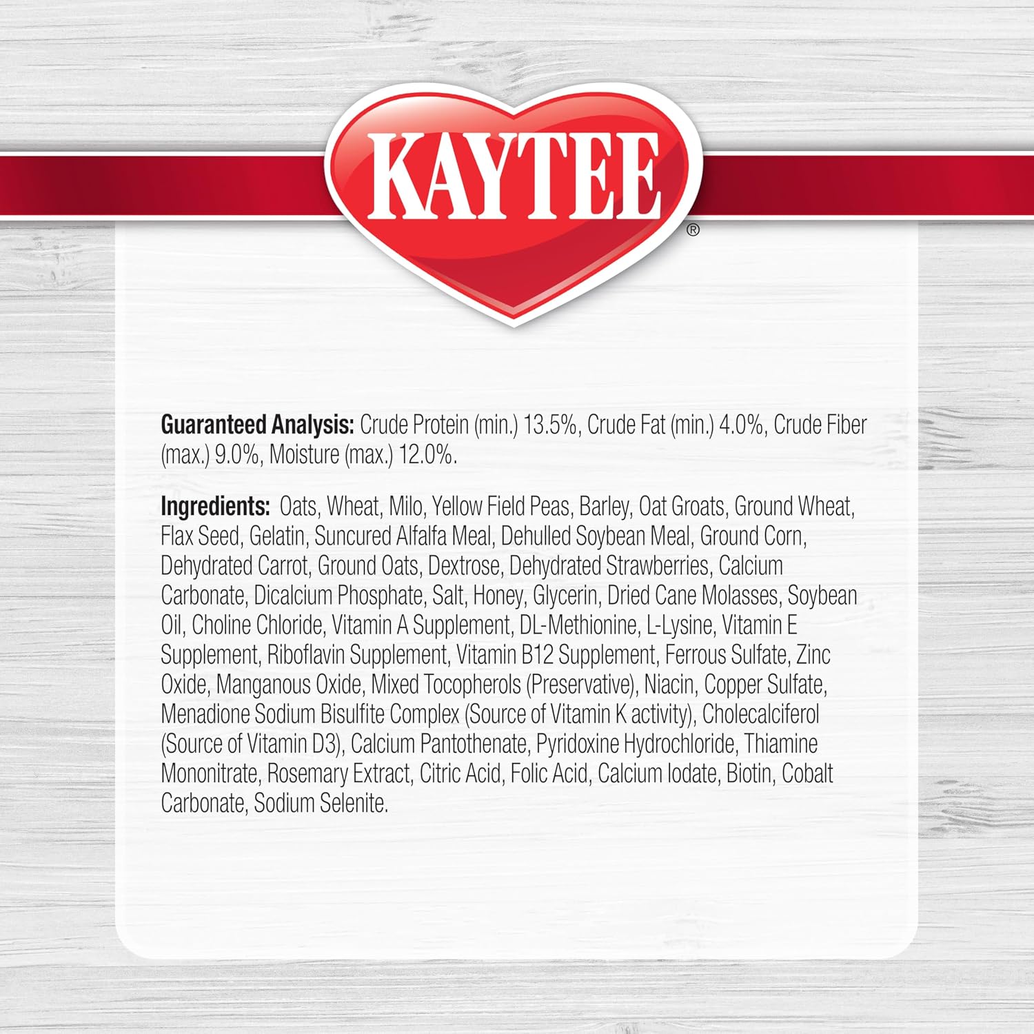 Kaytee small pet treat stick with omega three flax seed for hamsters