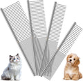 WRW stainless steel dog and cat grooming comb set