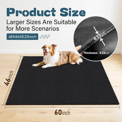 Close up of absorbent carpet surface on Wibeelee kennel mat