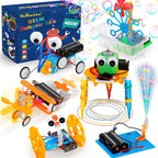 Tsomtto STEM Robotics Kit front view of packaging showing six electronic science experiments.