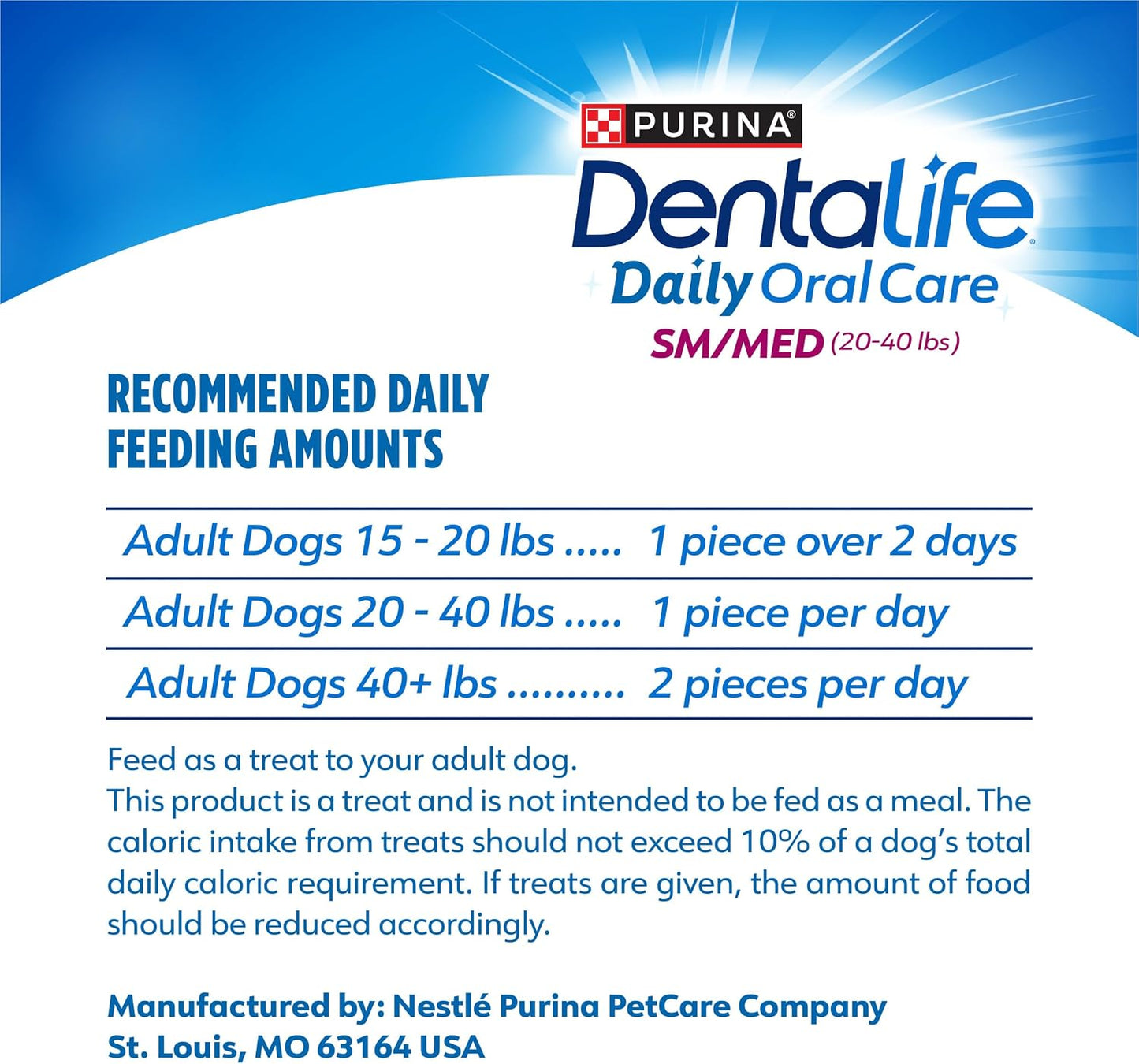 DentaLife Daily Oral Care Dog Treats for Small and Medium Dogs, Chewy Dental Treat to Freshen Breath and Fight Tartar, Chicken Flavor - 40 ct. Pouch - Image 9