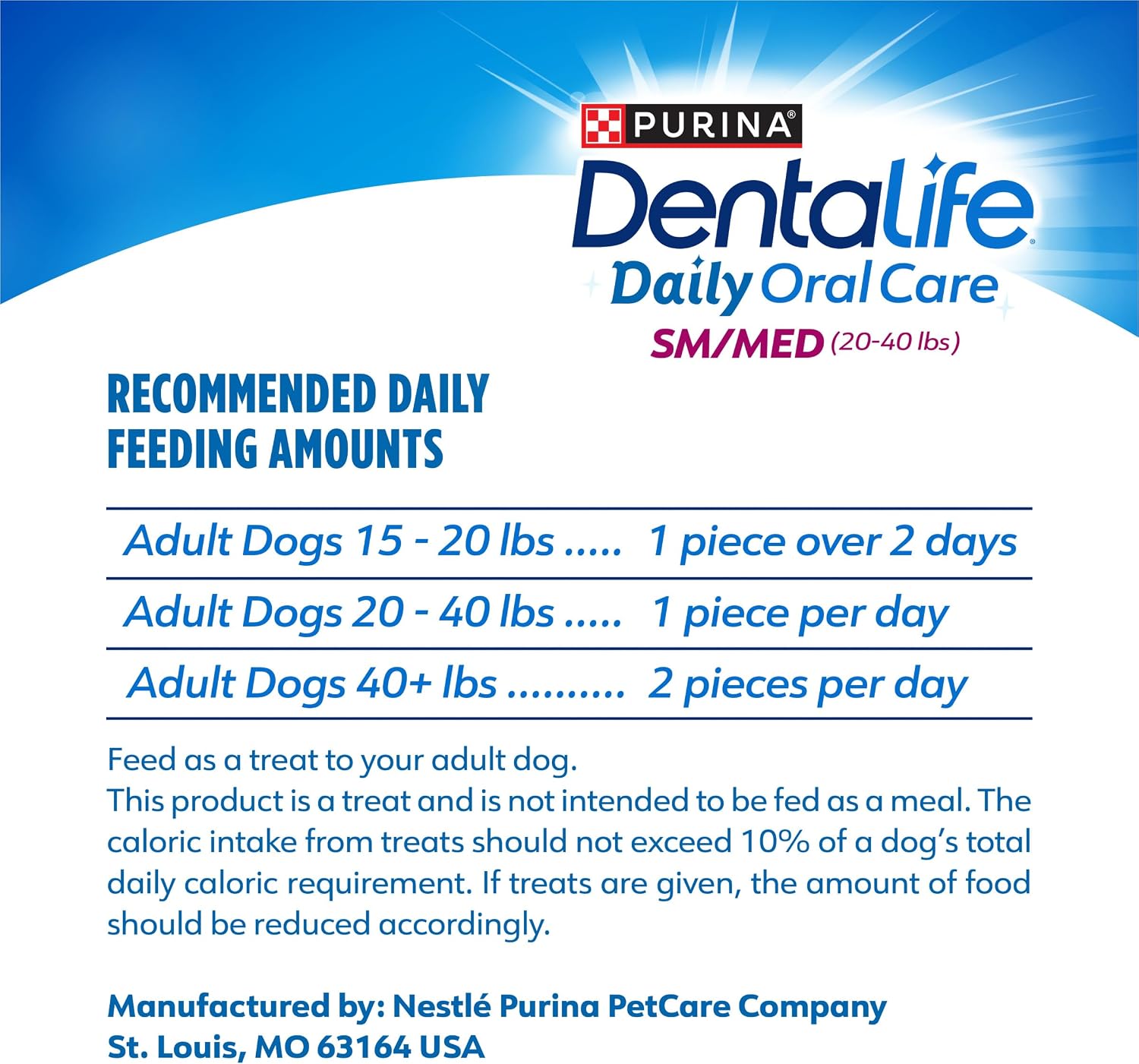 DentaLife Daily Oral Care Dog Treats for Small and Medium Dogs, Chewy Dental Treat to Freshen Breath and Fight Tartar, Chicken Flavor - 40 ct. Pouch - Image 9