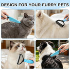 Professional grooming tools for long-haired pets