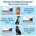 NausX dog nausea relief 20 count package label