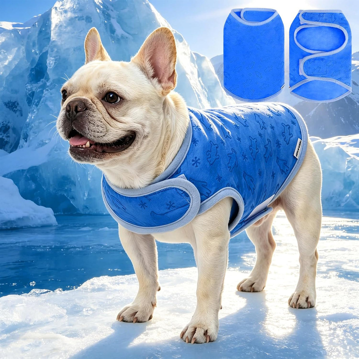 EXPAWLORER Cooling Dog Vest for Small Medium Large Dogs, Adjustable Lightweight Breathable Summer Jacket with UV Protection, Quick Dry Evaporative Vest for Hot Weather Outdoor Walking Hiking, Green M - Image 9