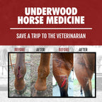 Underwood Horse Medicine bottle for equine first aid