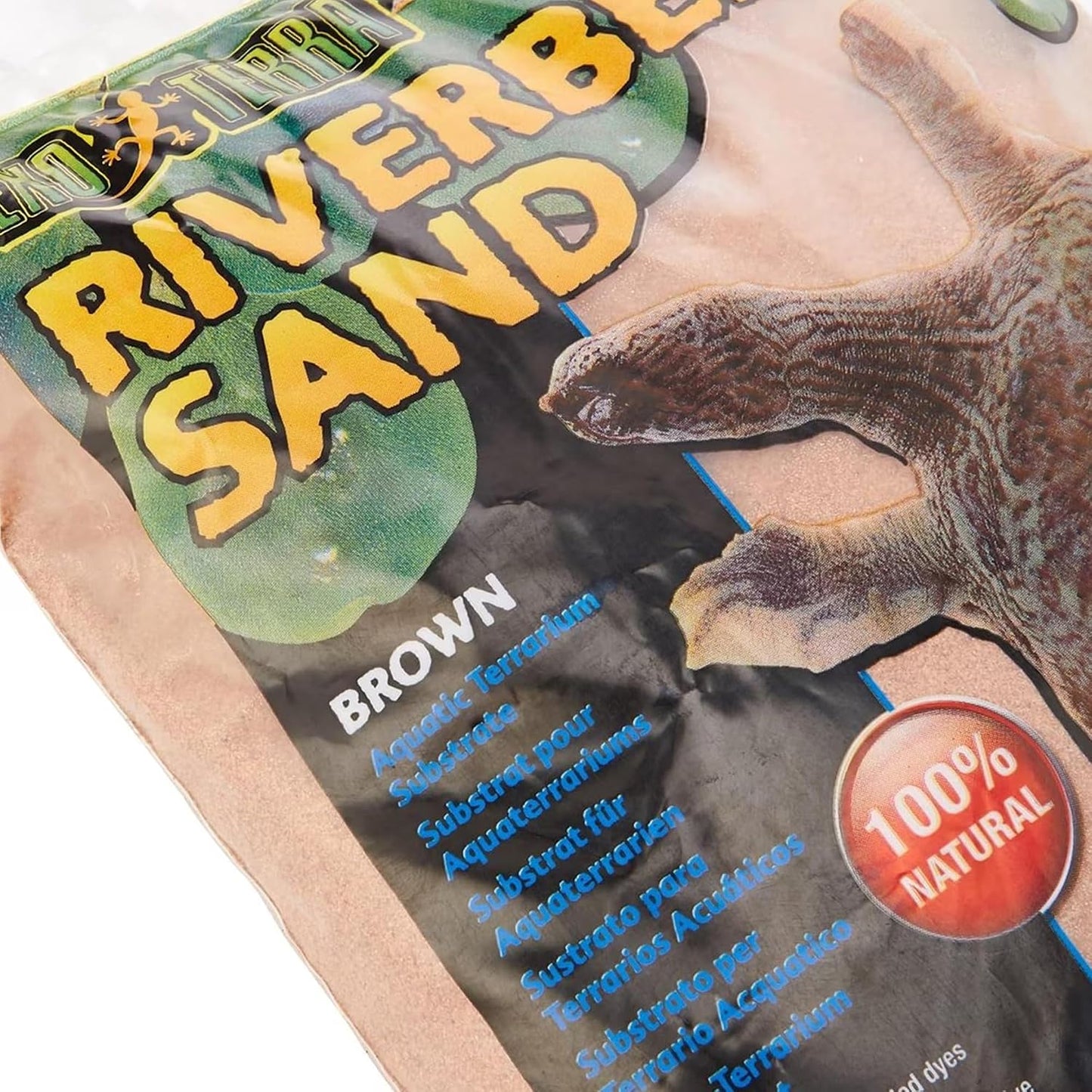 Exo Terra Riverbed Sand for amphibian terrarium