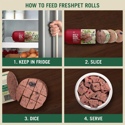 Freshpet refrigerated dog food roll nutrition facts