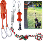 HOPET Dog Outdoor Bungee Hanging Toy, Tether Tug of War Toys for Medium to Large Dog to Exercise, Durable Interactive Tug Toy, Dog Rope Toys - Image 10