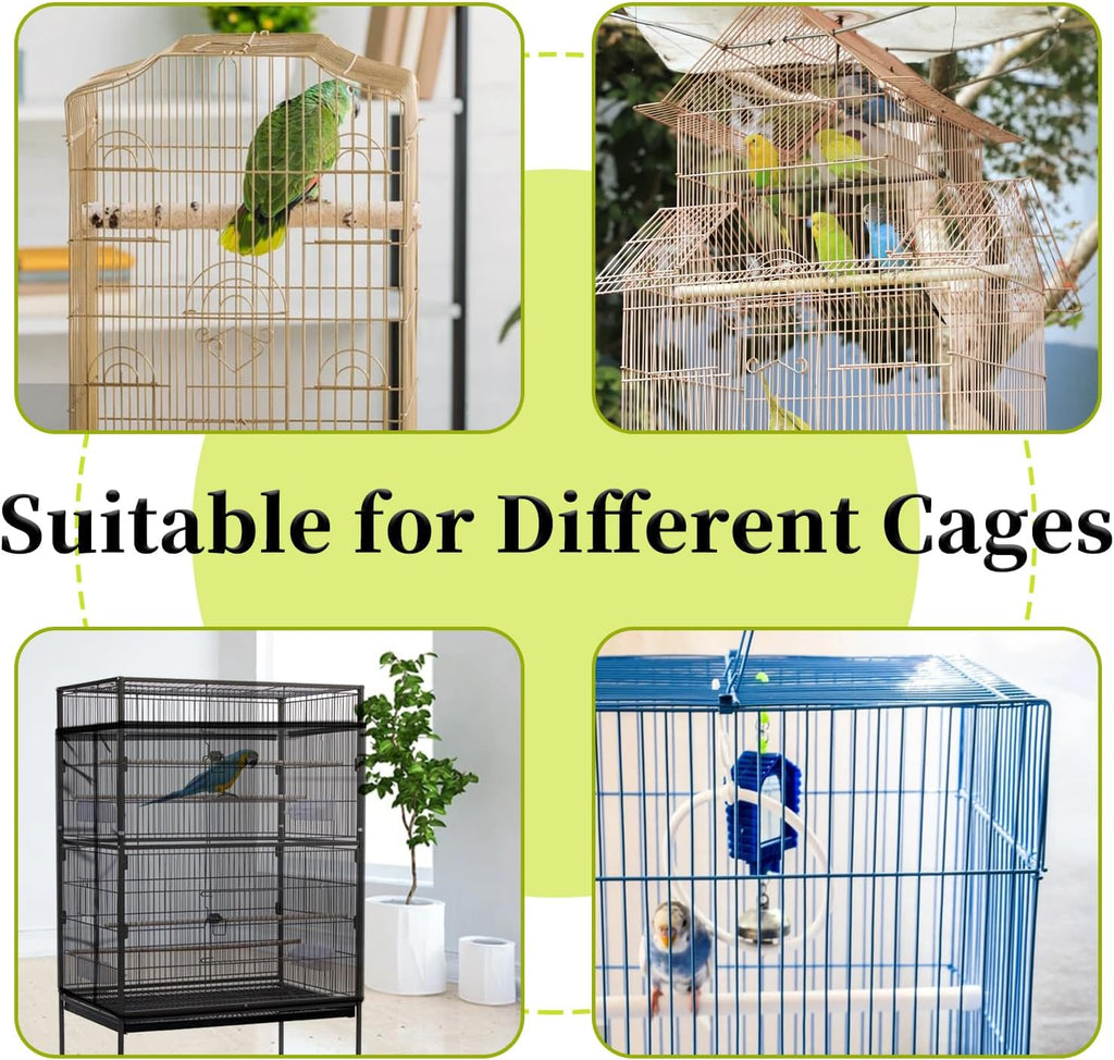 Side profile of Daoeny nylon mesh guard on square cage