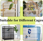 Side profile of Daoeny nylon mesh guard on square cage