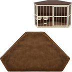 Close up of durable stitching on washable pet mat