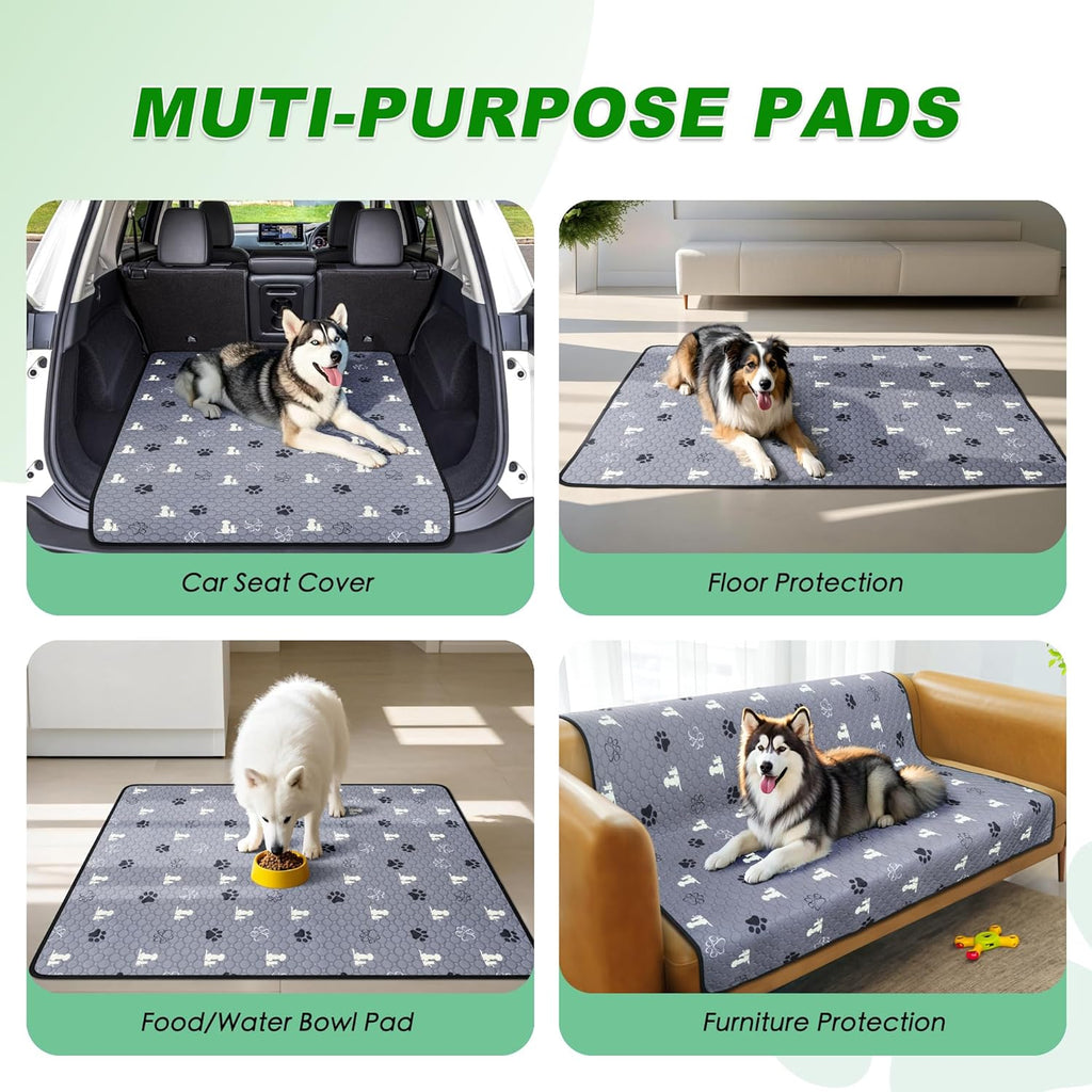 Four pack WanpeeGoo puppy pads stacked