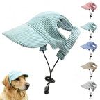 Dog Baseball Cap with Ear Holes,Breathable UV Protection Dog Sun Visor Hat, All-Season Multi-Color Hats for Dogs Cats, Spring Summer Beach Outdoor Headwear (Pink, Large) - Image 10