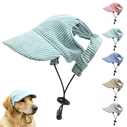 Dog Baseball Cap with Ear Holes,Breathable UV Protection Dog Sun Visor Hat, All-Season Multi-Color Hats for Dogs Cats, Spring Summer Beach Outdoor Headwear (Pink, Large) - Image 10