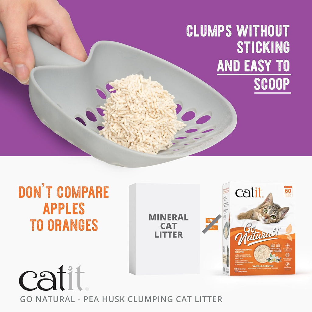 Catit eco friendly cat litter clumps demonstration