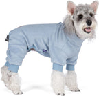 cyeollo Dog Pajamas Fleece Pjs Thermal Stretchable Dog Onesie Winter Jumpsuit for Small Dogs Warm Pet Cold Weather Coats, Navy M - Image 12