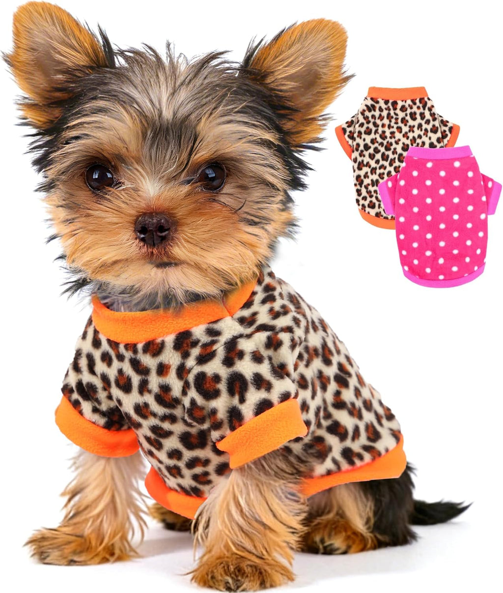 Friofmuy fleece dog sweaters front view comfortable winter pet apparel