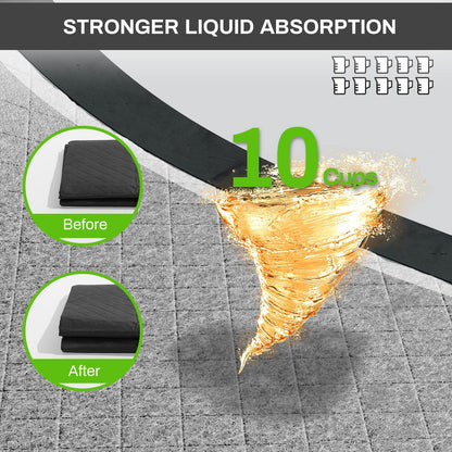 Gardner Pet activated carbon disposable mat close up texture view