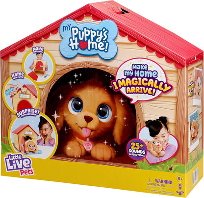 Little Live Pets My Puppy Home Playset front view of assembled doghouse