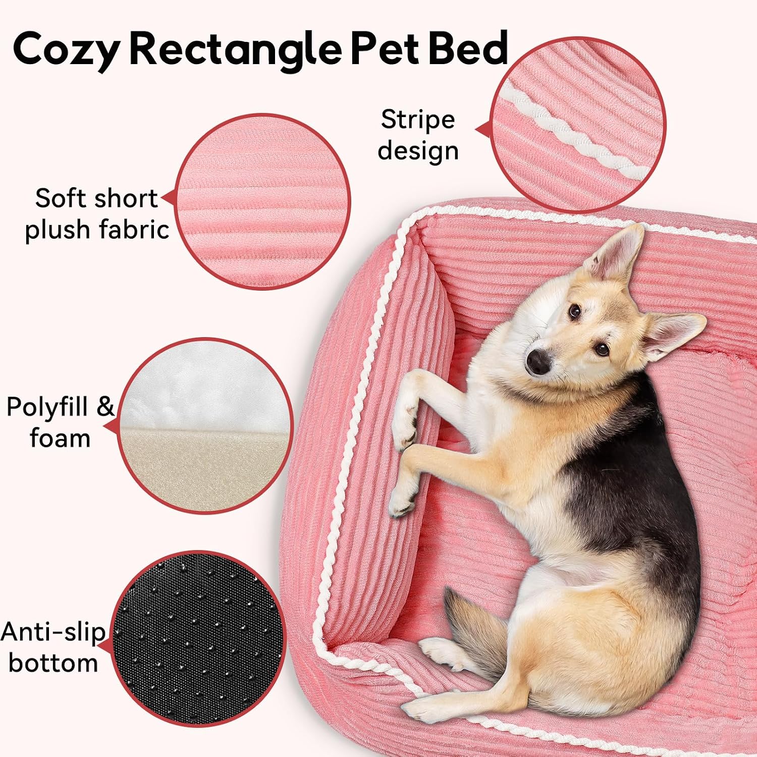 Removable machine washable mat for Zerbuger orthopedic pet bed