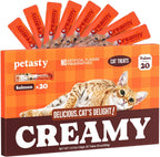 Petasty salmon lickable cat treats 20 tubes front packaging