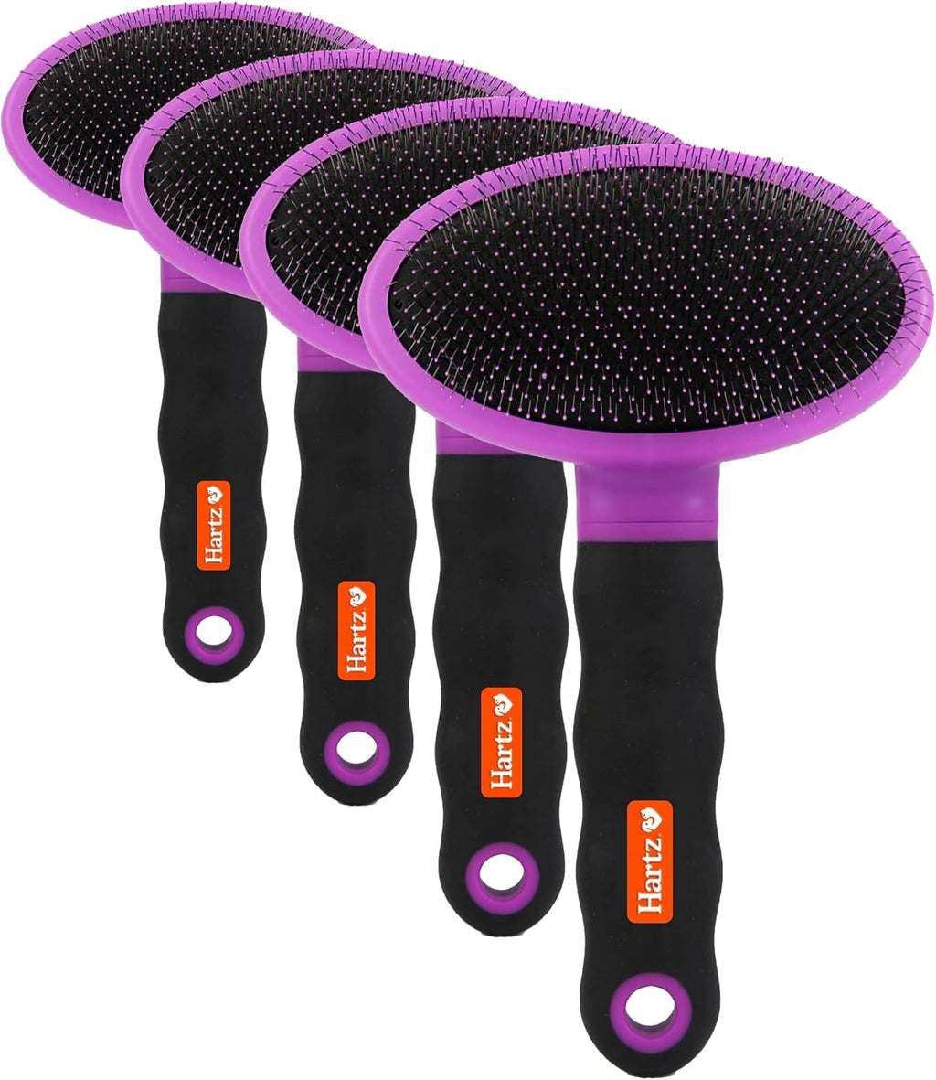 Hartz Groomer's Best Small Slicker Brush for Cats and Small Dogs, Black/Violet, 1 Count - Image 13