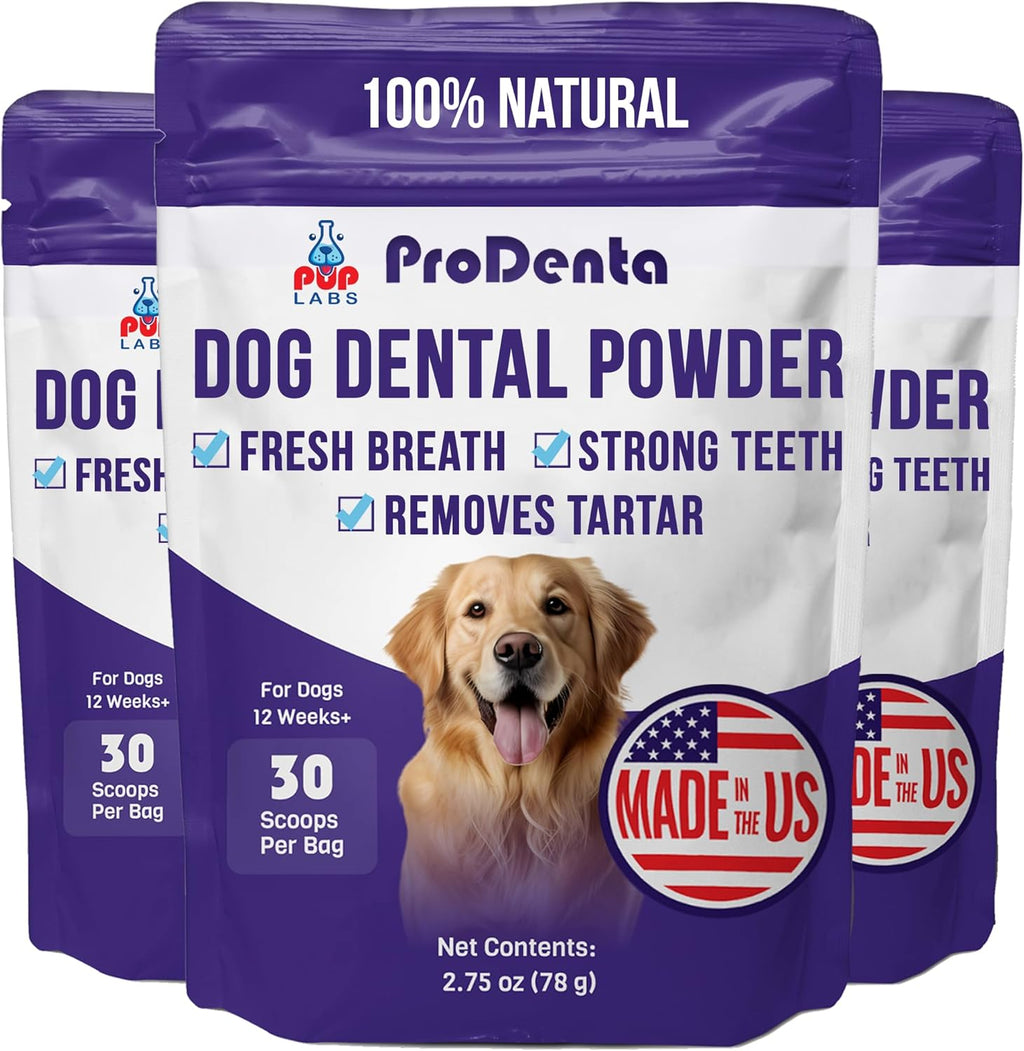 Pup Labs ProDenta Fresh Breath for Dogs, All-Natural Dog Breath Freshener, Dog Dental Powder Made in USA, 30 Servings - Image 9