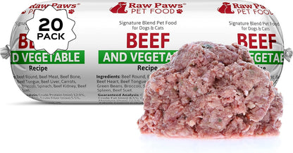 Raw Paws Signature Blend Pet Food for Dogs & Cats - Goat Recipe, 1-lb Rolls (20 Pack) - Fresh Raw Pet Food Made in USA, Natural Dog Food Rolls, Small-Batch Frozen Goat Dog Food, Raw Frozen - Image 14