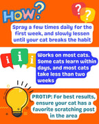 Pet MasterMind plant based cat training spray bottle with rosemary and astragalus