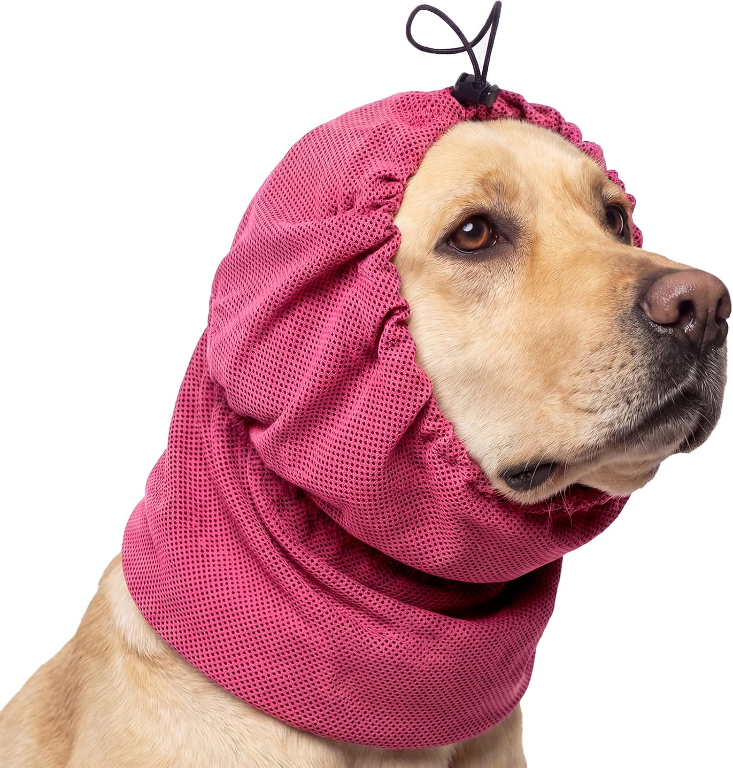 ROZKITCH Grass Seed Ear Protector Dog Neck Wrap Grey S | Breathable Mesh, Adjustable Drawstring, Stretchy, Lightweight, Quick Dry, Stop Grass Seeds - Image 12