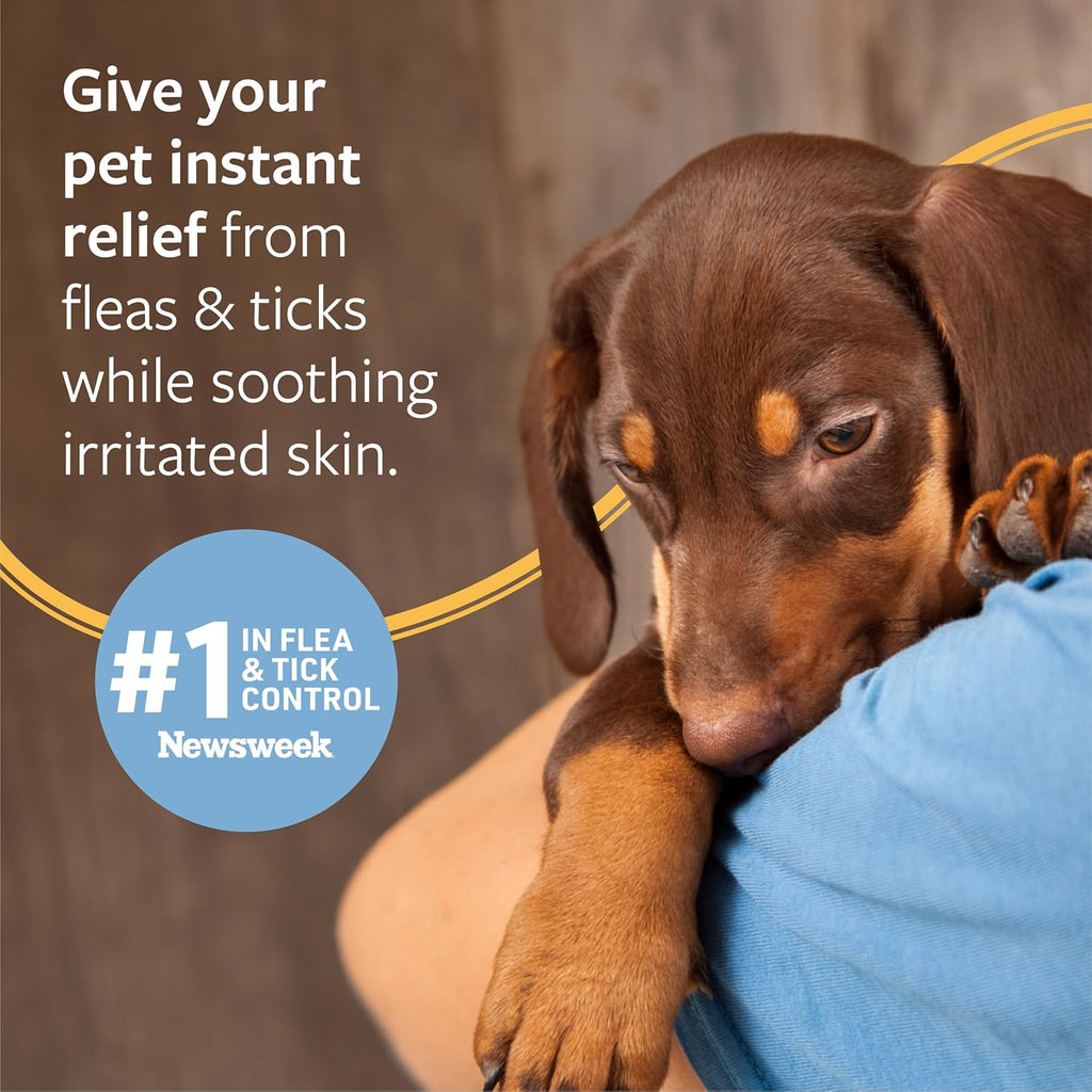 Authentic USA imported pet shampoo bottle back instructions