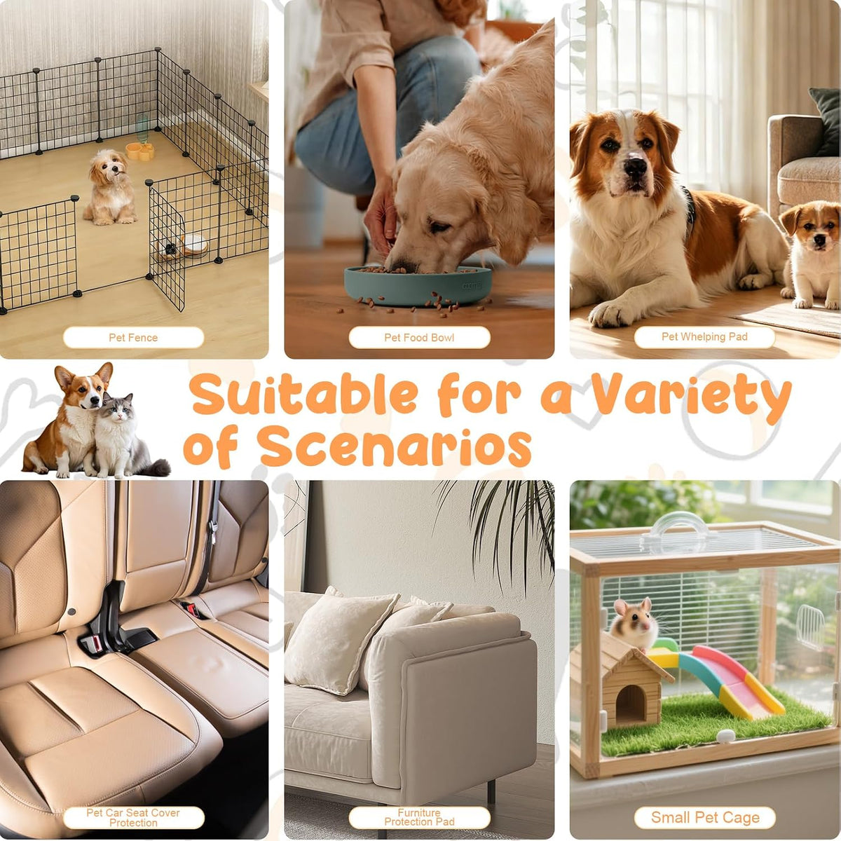 Portable and foldable LynxLink kennel liner for travel use