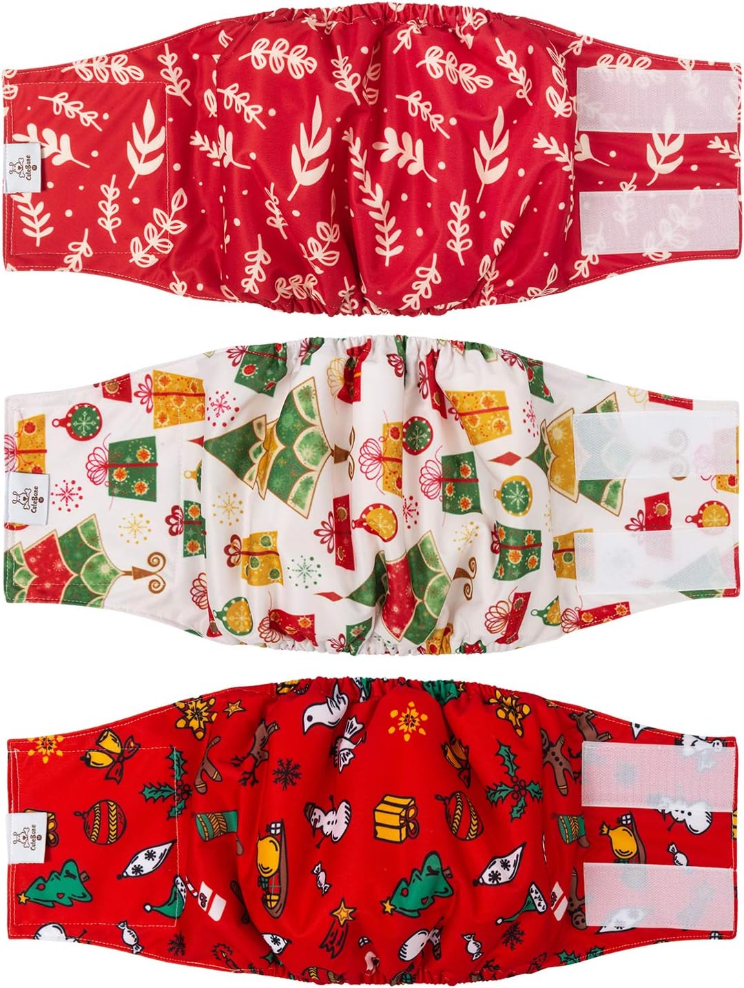 CuteBone Dog Belly Bands for Male Dogs Wraps Washable Doggie Diapers DM07S - Image 15