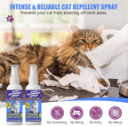 Peturarion cat scratch deterrent spray bottle on wooden table
