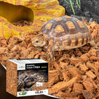 REPTI ZOO 72 Quart Reptiles Coconut Chip Substrate, Coco Husk Reptiles Bedding for Ball Python, Snakes, Geckos, Lizards, Tortoises, Frogs | Terrarium Tanks Substrate - Image 9