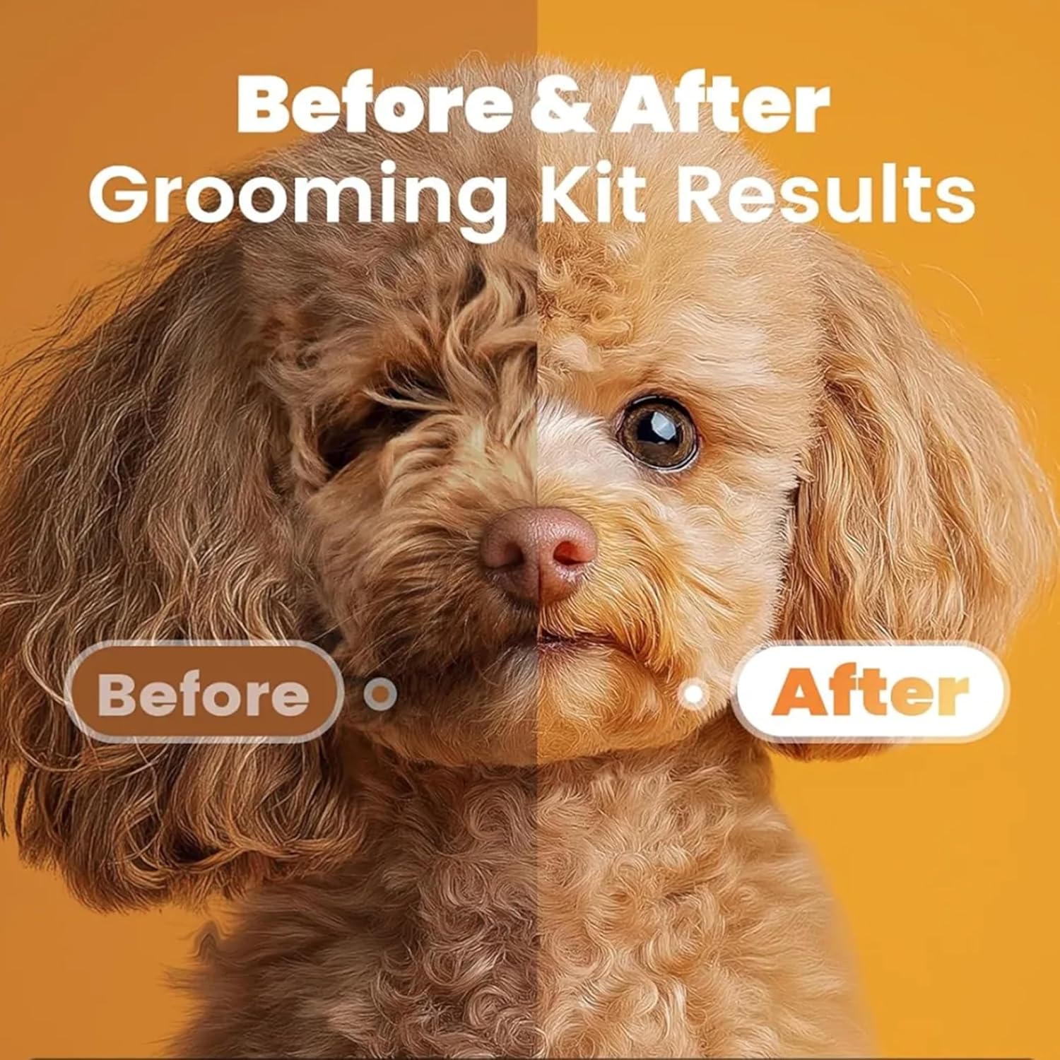 Jigfew premium four piece animal coat maintenance kit close up view