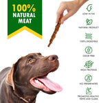 Back of Beloved Pets dog treat package with ingredient list