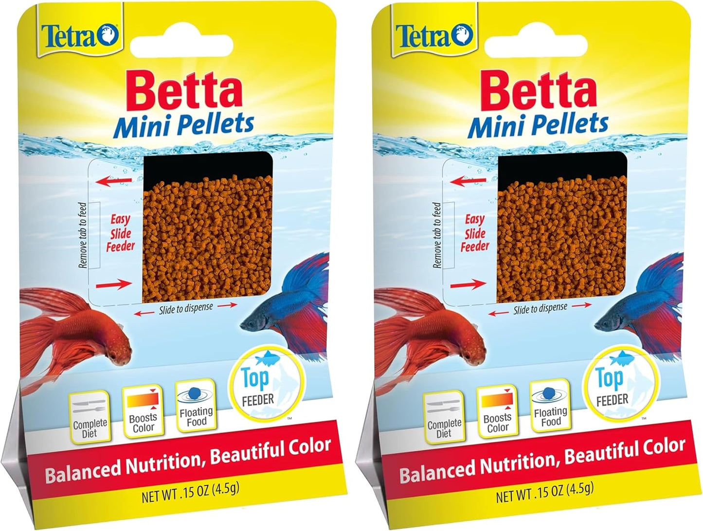 TetraBetta PLUS Floating Mini Pellets, Fish Food With Natural Color Enhancer, 1.2 ounces - Image 9