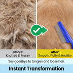 Using InnoHHustle tear stain tool on small dog