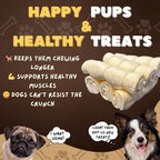 Nutrient dense high protein buffalo beef cheek roll dog treat product details