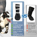 Close up of Snugrance non-slip dog boot sole