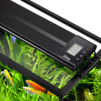 Hygger 957 planted aquarium LED light front view showcasing full spectrum illumination.