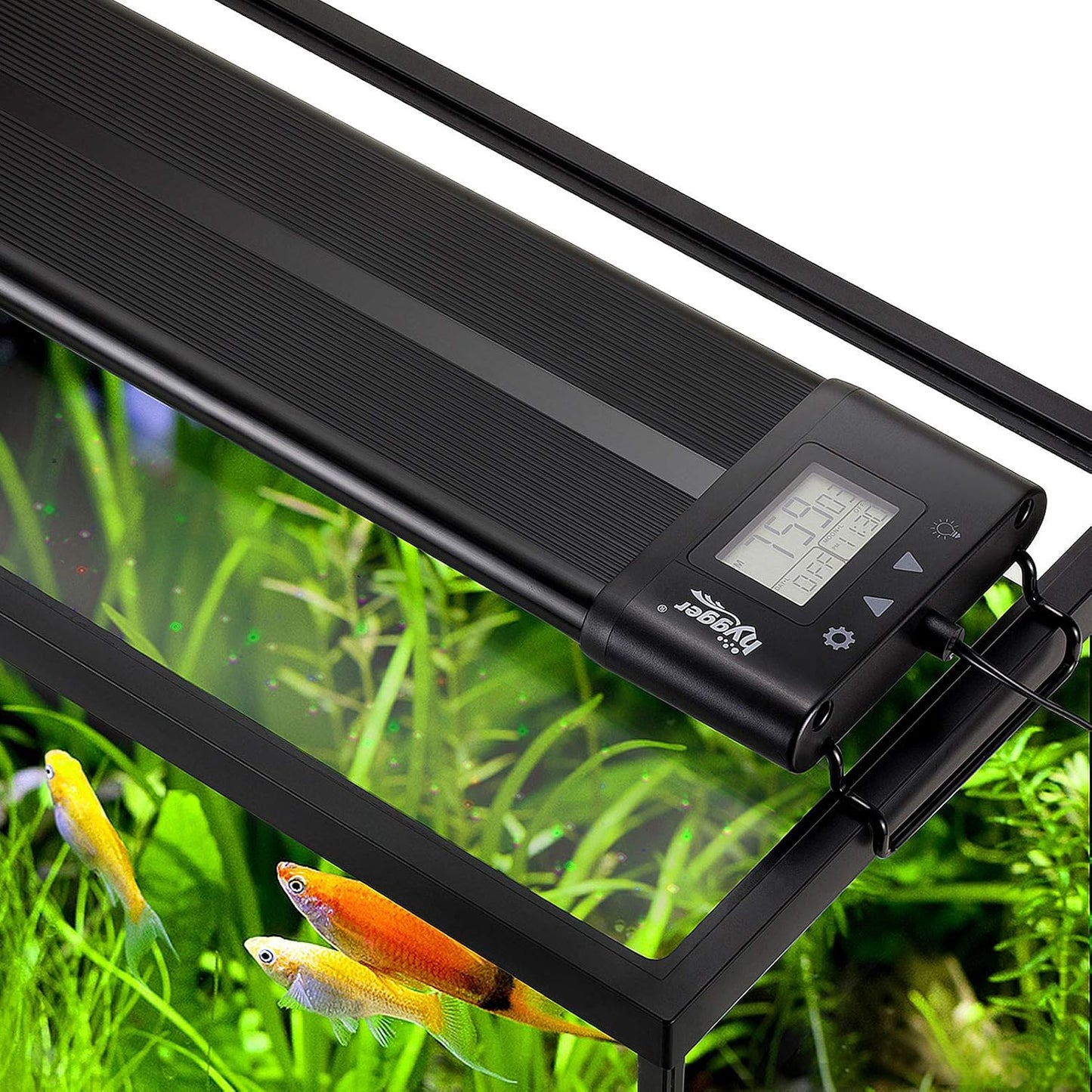 Hygger 957 planted aquarium LED light front view